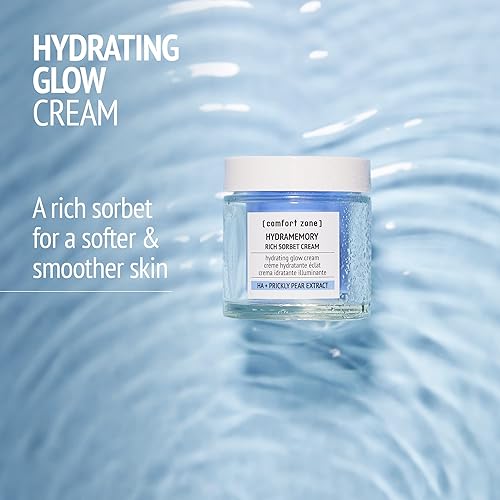 Miniatura 9 de Zona de confort - Crema de sorbete rica en Hydramemory  Crema hidratante brillante para una piel hidratada, firme y radiante de larga duración