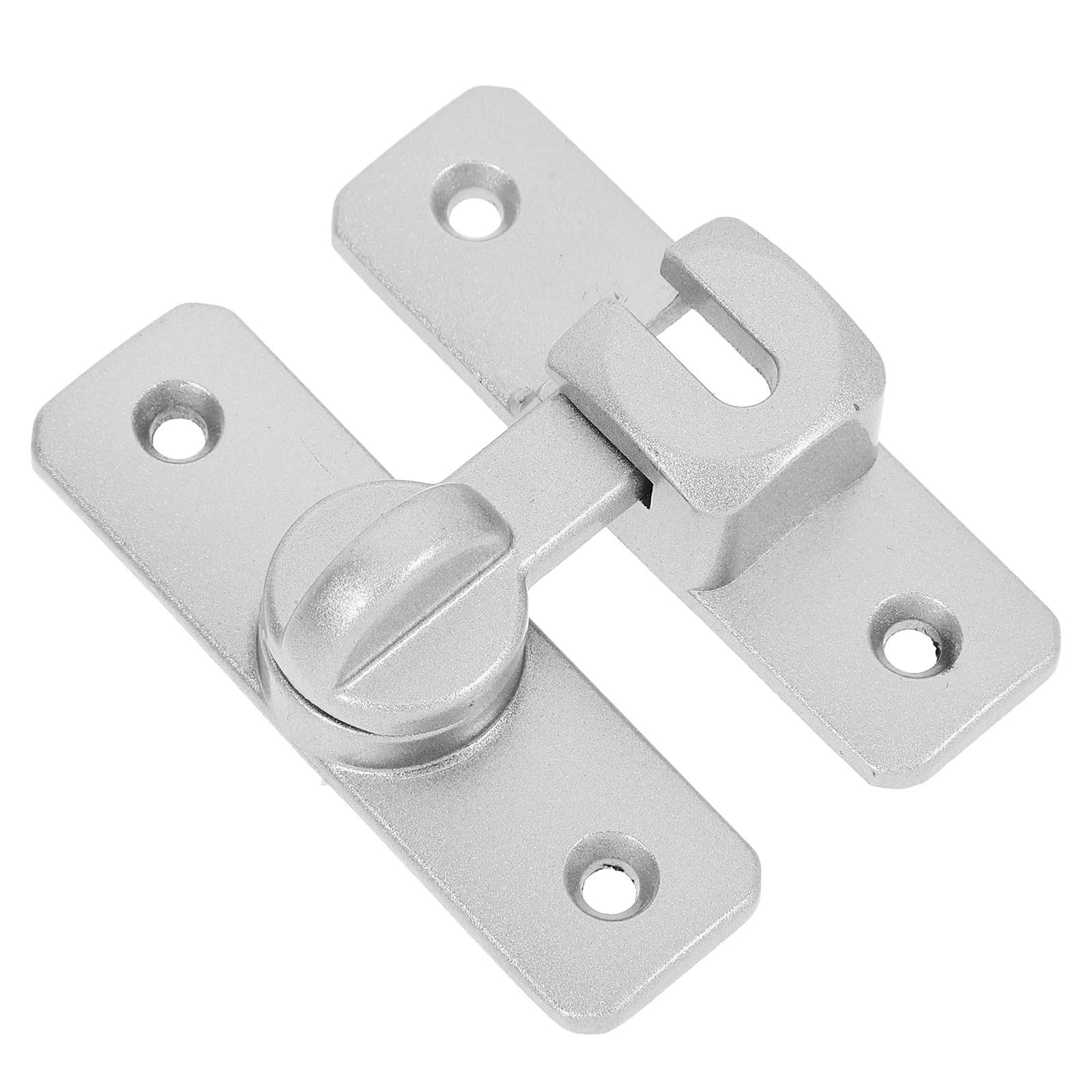 2 Set No Drill Aluminum Door Latch Sliding Bolt Lock for Barn Gate Cabinet