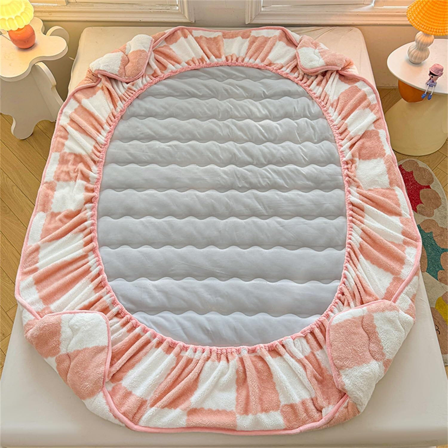 Sábana Bajera de Terciopelo de Franela
