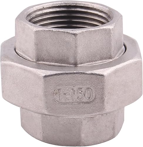Unión de accesorios de tubería fundida - 1" NPT hembra montaje acero inoxidable 304, clase 150