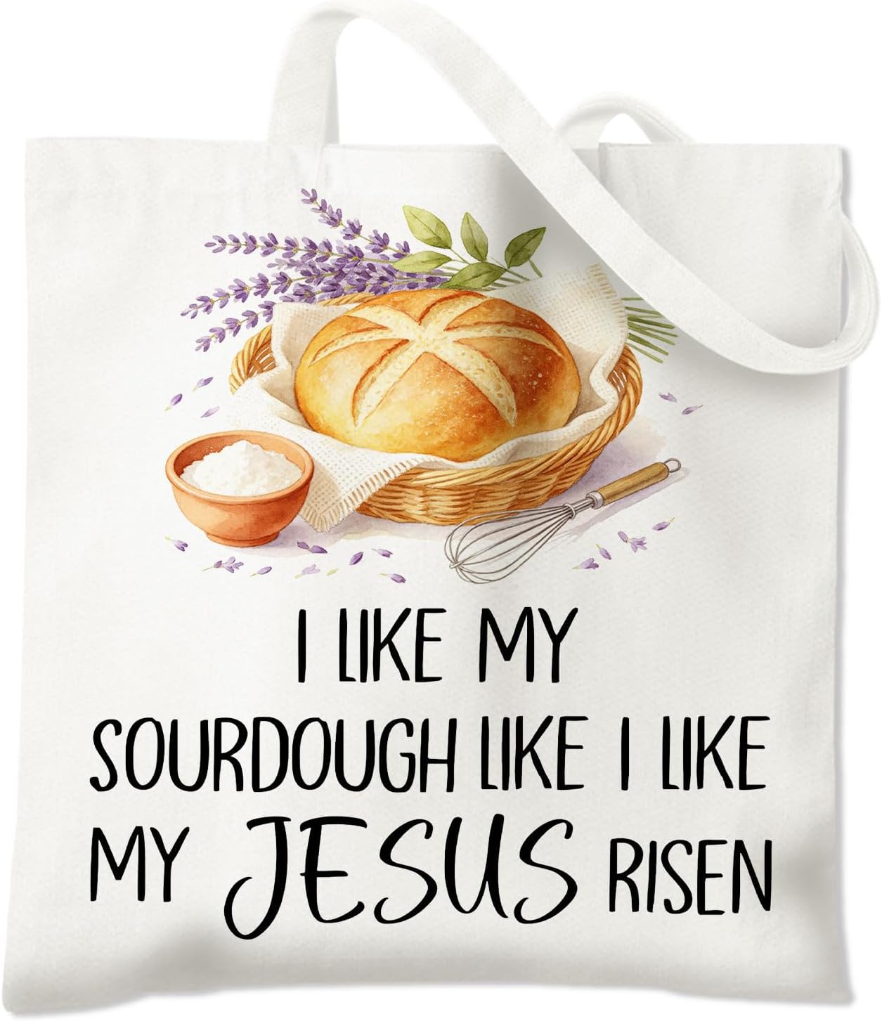 BIDODABADIl Baker Gifts Tote Bag - Baking gifts Canvas Tote Bag, Hostess Gift Canvas Shopping Bags, 14.9x14.5 Inch