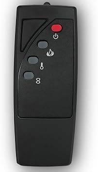 Replacement Remote Control for Twin Star 2311210GRA-A001 2311210GRA-A003 23EF022GRA 23EF022SRA 23EF023GRA Classic 3D Electric Fireplace Heater Stove Heater