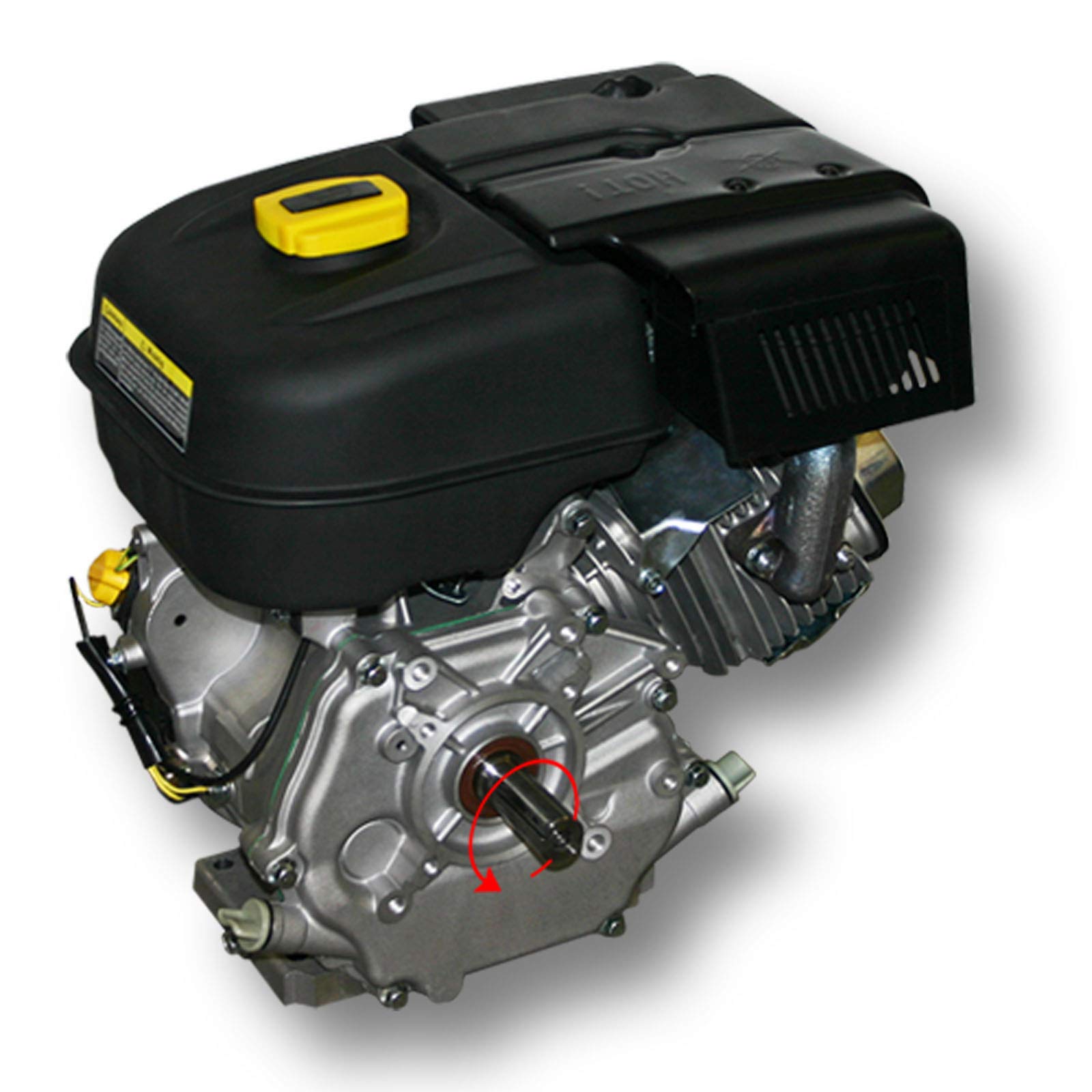 LIFAN 177 Handstart Benzinmotor mit 9 PS Einzylinder für Kleinmaschinen & Karts, luftgekühlter 4-Takt Motor mit 25 mm Kurbelwelle, OHV-Ventilsteuerung & 270 cc Hubraum