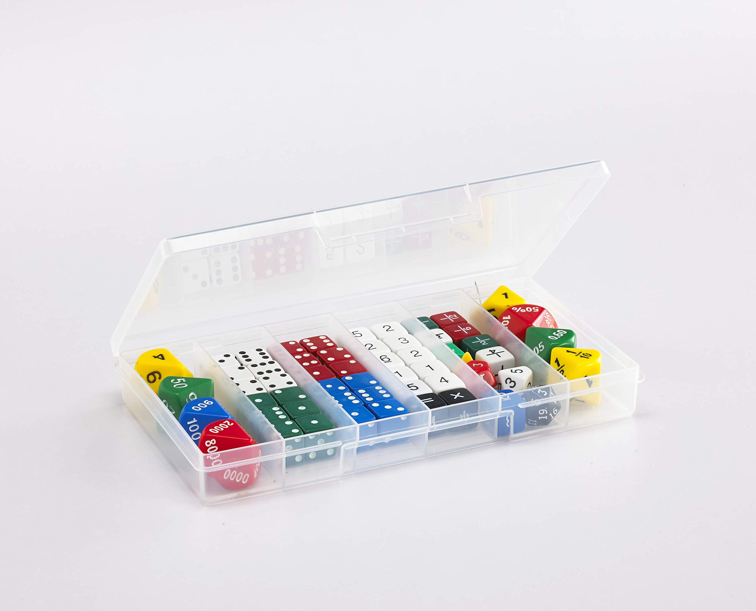 edxeducation EDX Classroom Dice Set, Multi-Colour, 11ENC07547