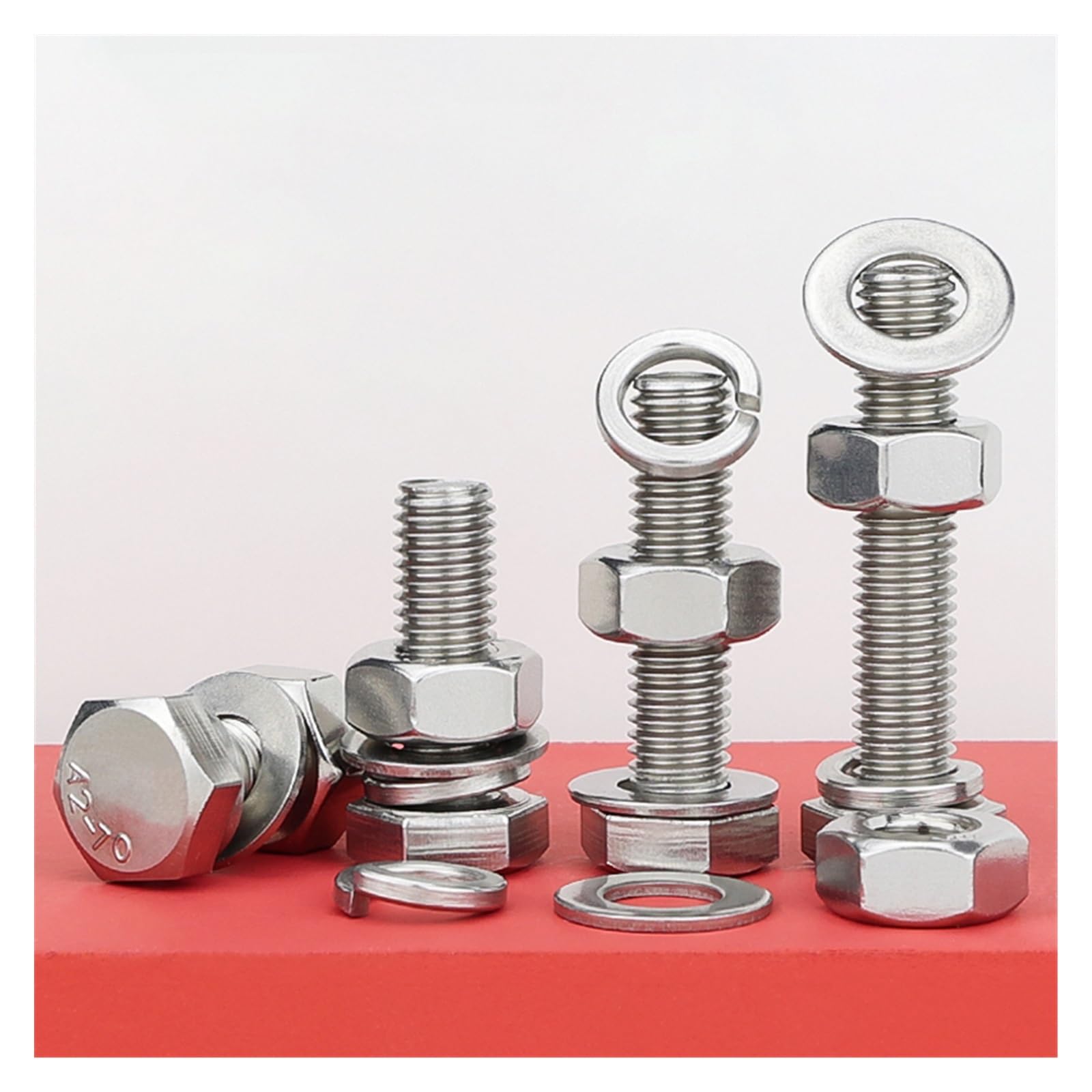 Amazon | M4 M5 M6 M8 M10 M12 304 ステンレス鋼六角ボルトネジと