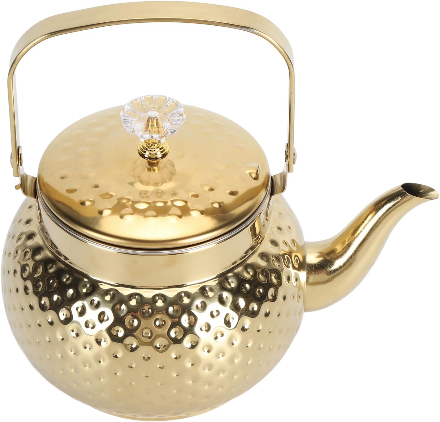Stove Teapot, Golden Stainless Steel Fast Heating Exquisite Stovetop Kettle with Infuser for Home for Hotel (#3)