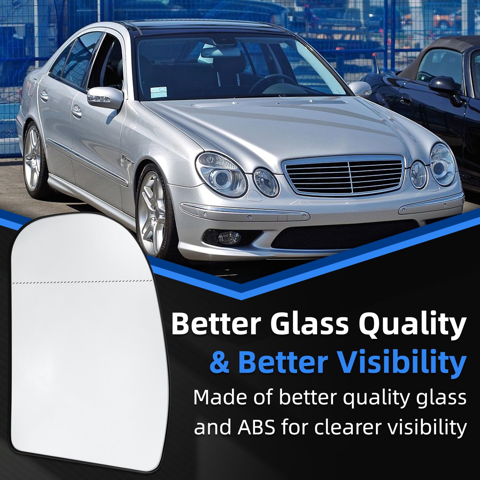 E350 Mercedes Accessories Suitable For 03-06 Mercedes-benz W211 E320 E350 E500 E55 Amg Rearview - Foto 7