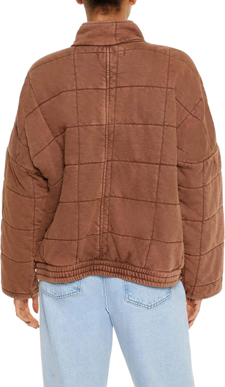 Forever 21 womens Quilted Zip-up Jacket - Image 5