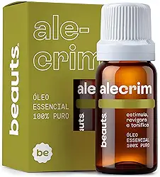 Óleo Essencial de Alecrim Premium - 100% Natural e Puro - Revigora, Melhora o Foco e Concentração, Relaxamento - Para Aromaterapia, Difusor de Oleo Essencial, Massagem e Tônico Capilar - 10 mL, Beauts