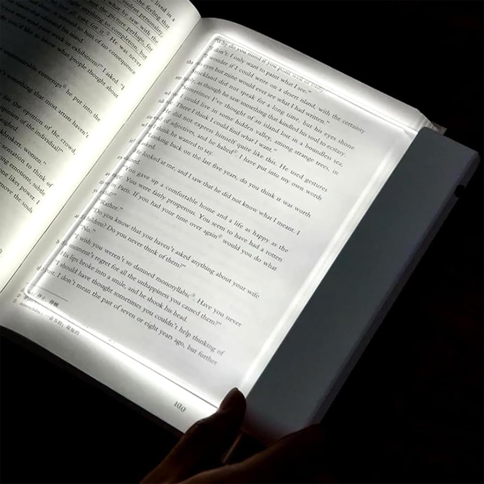 サムコス 読書灯 ブックライト 目に優しい LED読書ライト 夜のベッドでの読書用ブックライト 軽量 持ち運び便利
