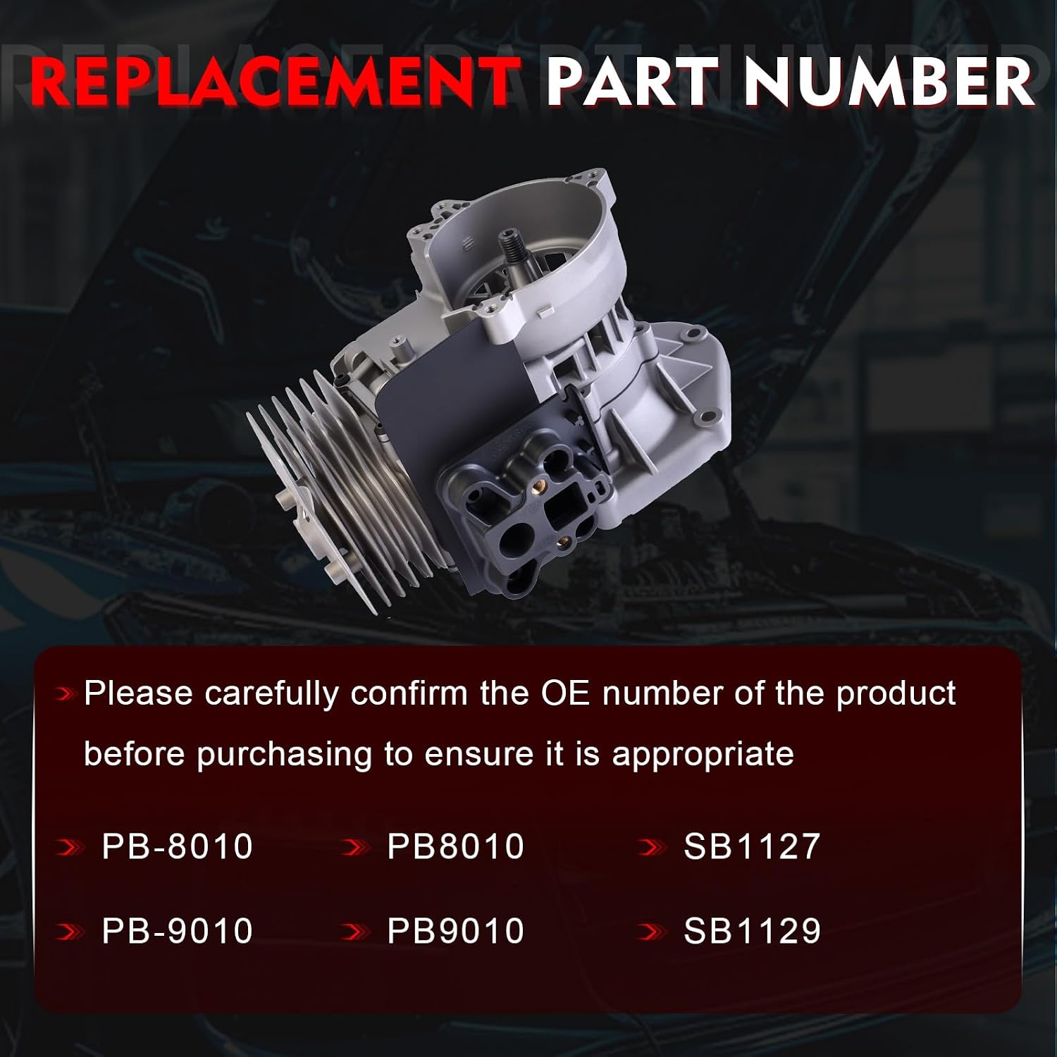 SB1127 Short Block Engine Assembly Compatible With Echo PB-8010