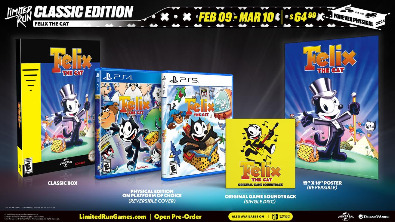 Felix the Cat (Classic Edition) Limited Run #526 - For Playstation 4