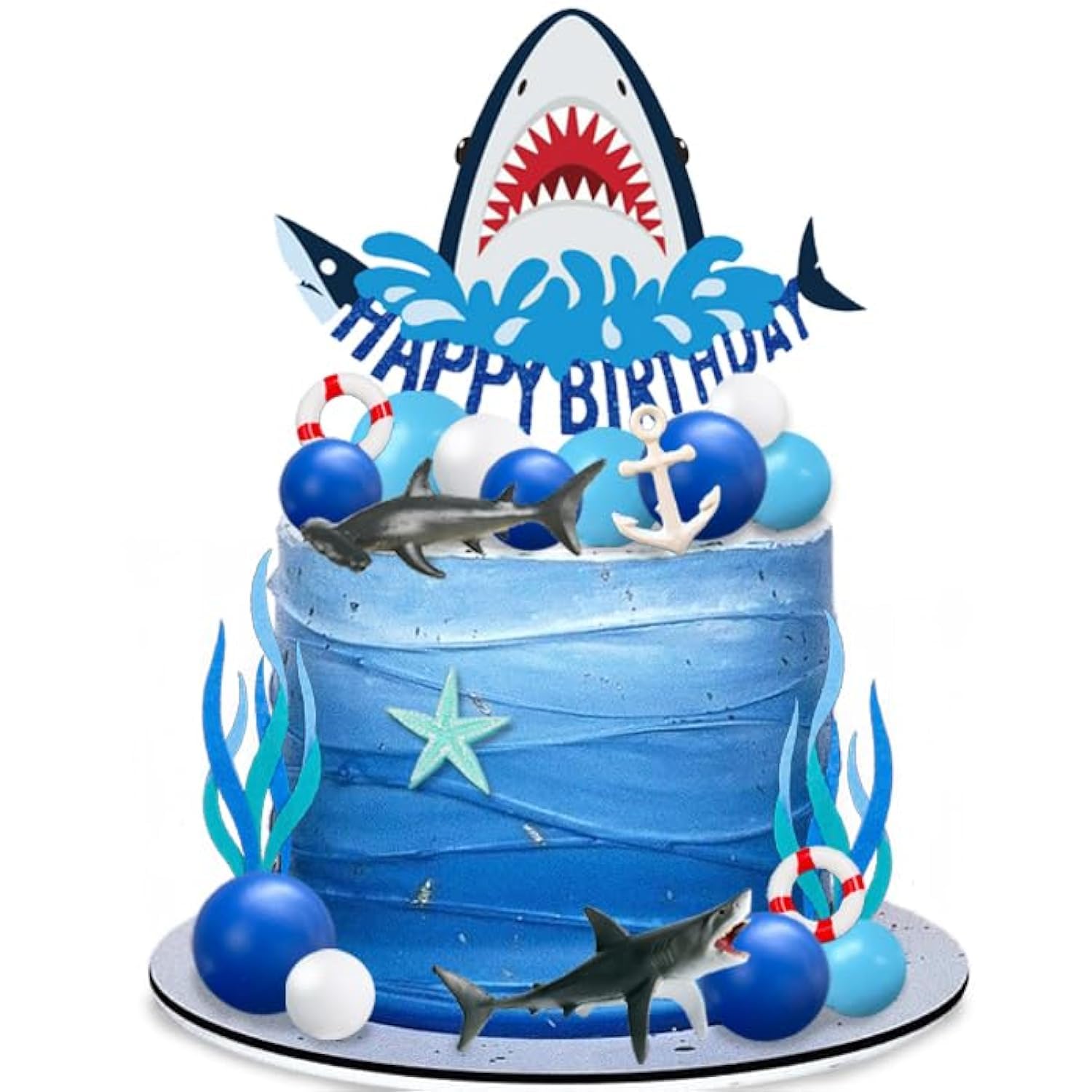 22 Pcs Shark Cake Topper Shark Figurines Decorations For Ocean | Desertcart  Seychelles