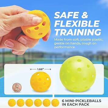Tourna Mini Practice Pickleballs