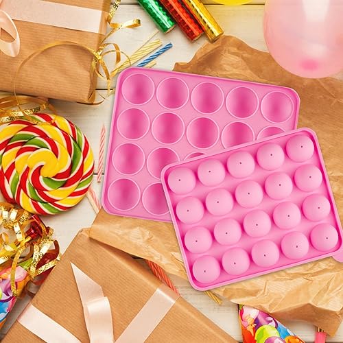 Miniatura 6 de Ocmoiy Juego de 262 moldes para tartas, incluye 20 cavidades de silicona para tartas, palitos para tartas, envoltorios para tartas, lazos giratorios