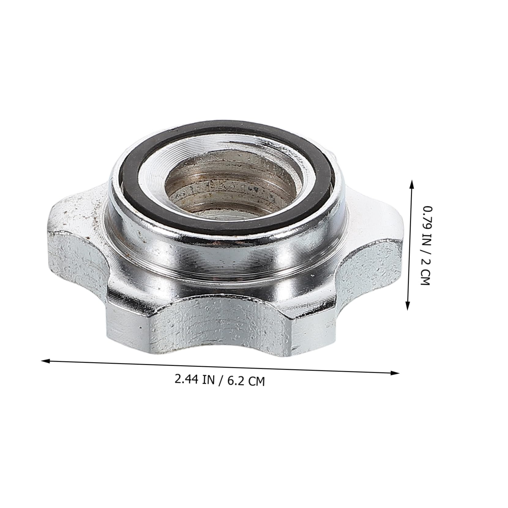 BESPORTBLE Barbell Lock Collars Dumbbell Clips Weightlifting Nut Barbell Skid Lock Clamp