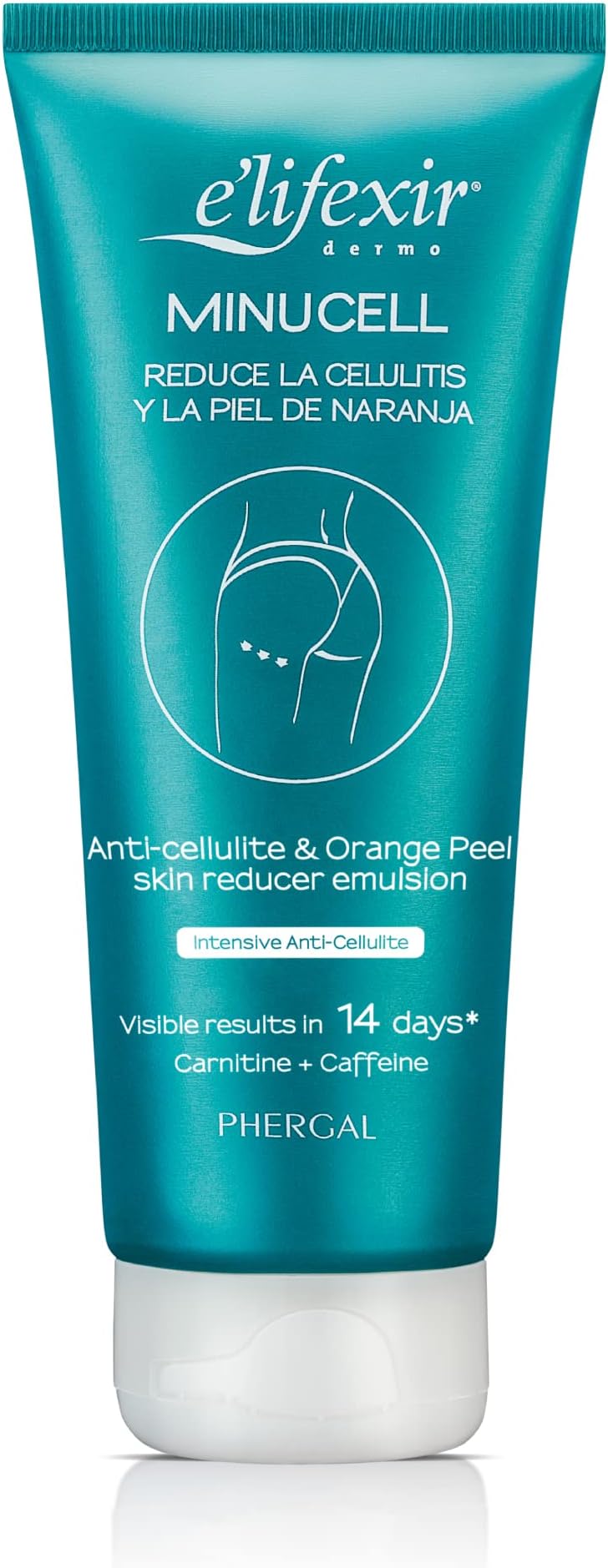 Minucell - Anti-Cellulite Reducing Cream | Tightens and Remodels Body Contour | Reduces Cellulite and Orange Skin (Multicolored 200 ml)