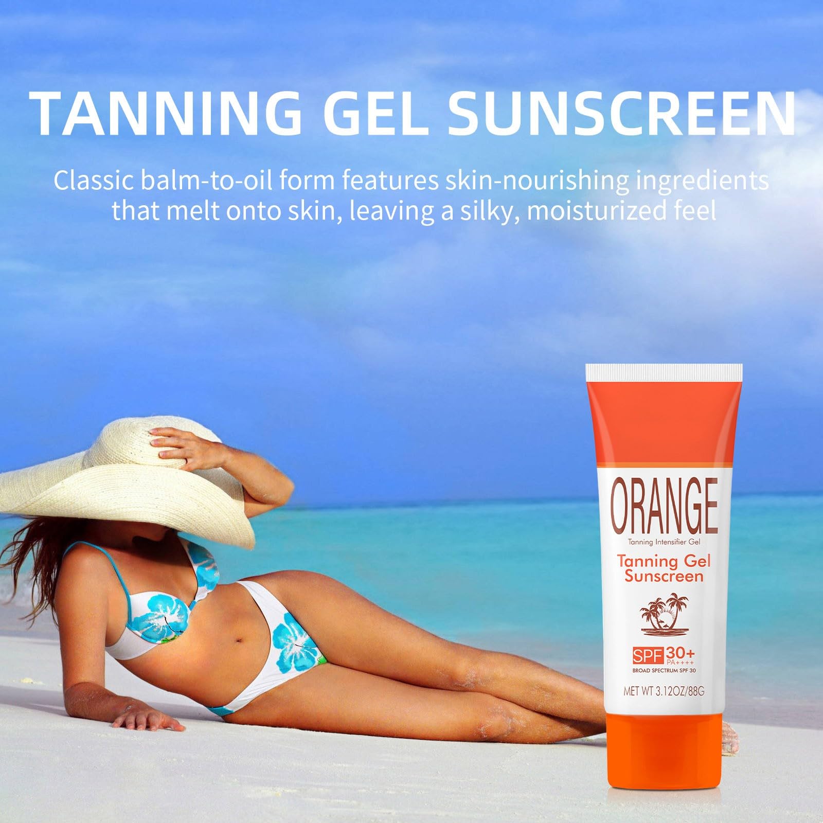 Amazon.com : Orange Sun Tanning Gel, Hydrating & Moisturizing