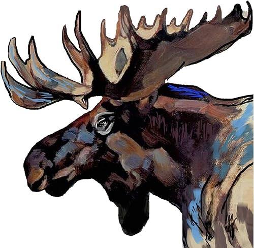 Miniatura 2 de CafePress Toalla de playa grande de alce, toalla suave con diseño único