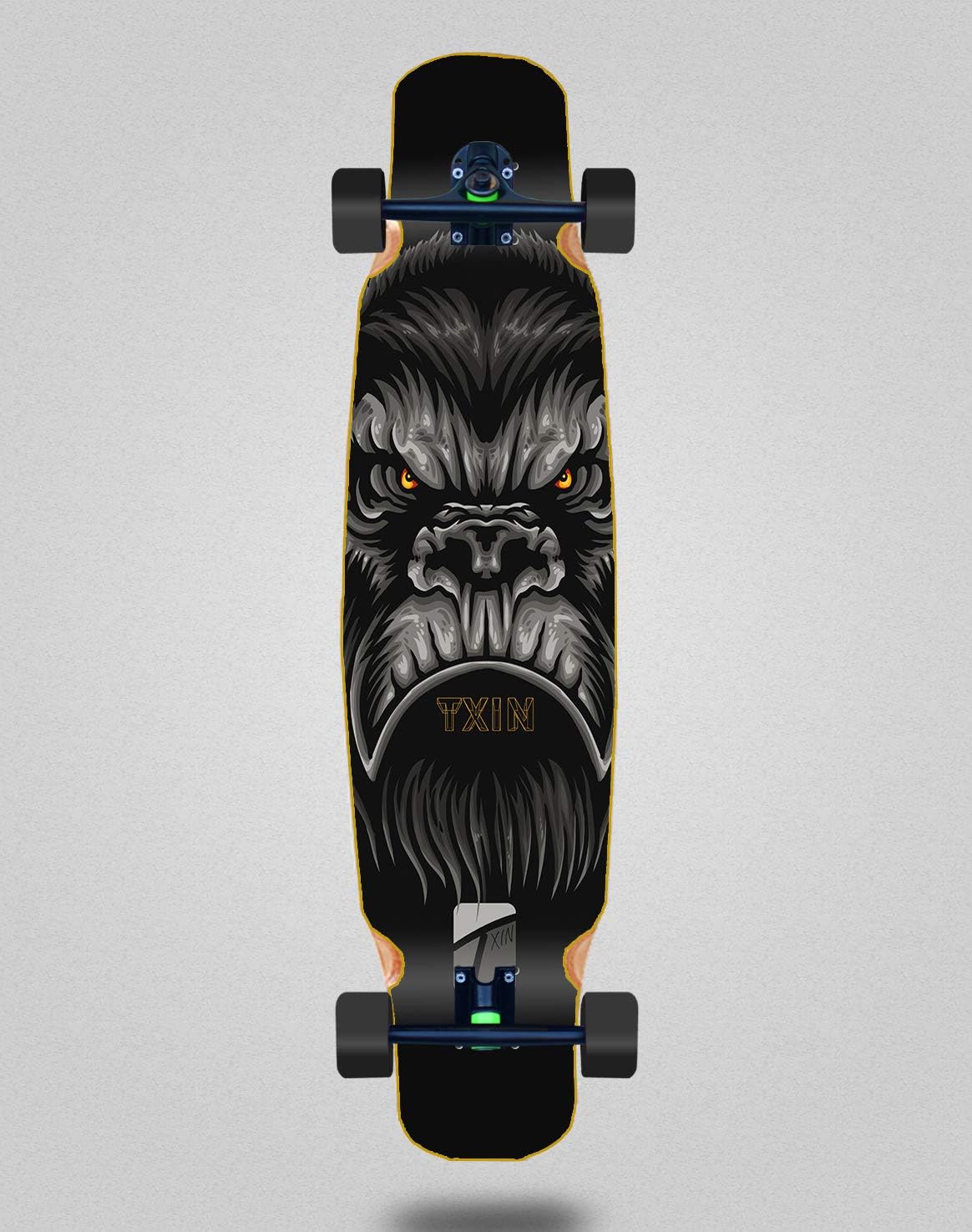 Skate Skateboard Longboard complet Mix Bamboo 46 x 9 Txin en Gorille
