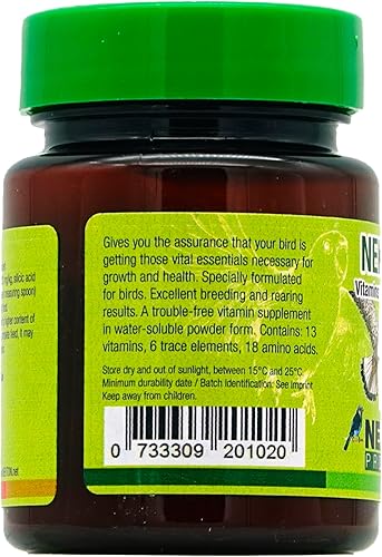 Miniatura 4 de Nekton -S Multi-Vitamina para Aves, 35gm, (1.23 onzas)