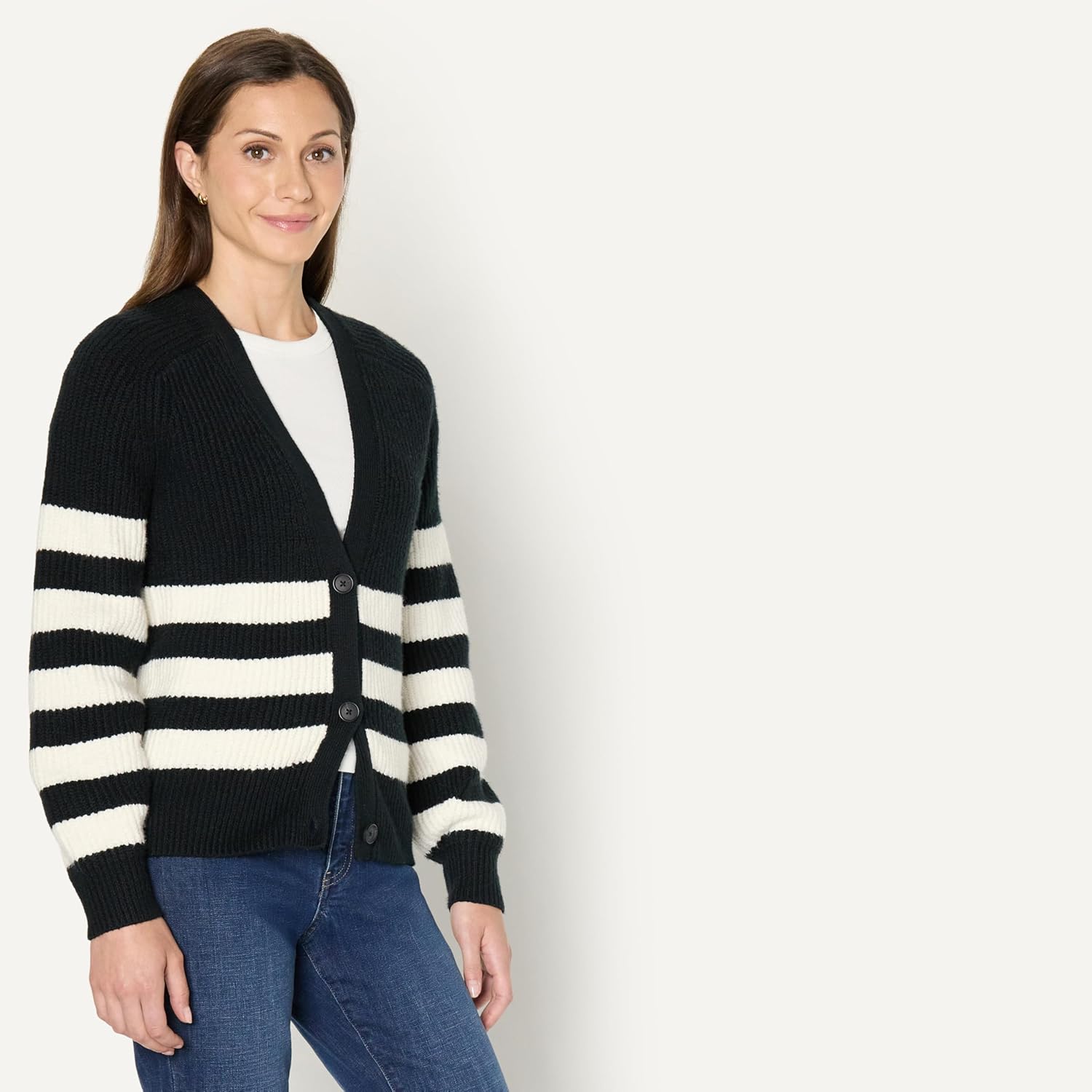 Amazon Essentials Women's Soft Touch Ribbed Blouson Cardigan - Image 3