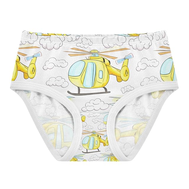 Yellow Helicopters Toddler Girlss Underwear 2T 202c1347