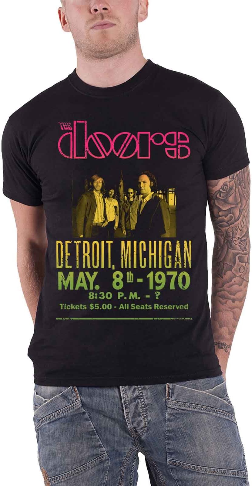 T Shirt Gradient Show Poster Band Logo Official Mens Black