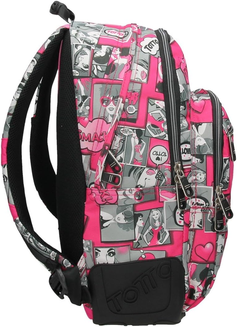 Totto Bolso Escolar, 20 L, Rosa : Amazon.es: Equipaje