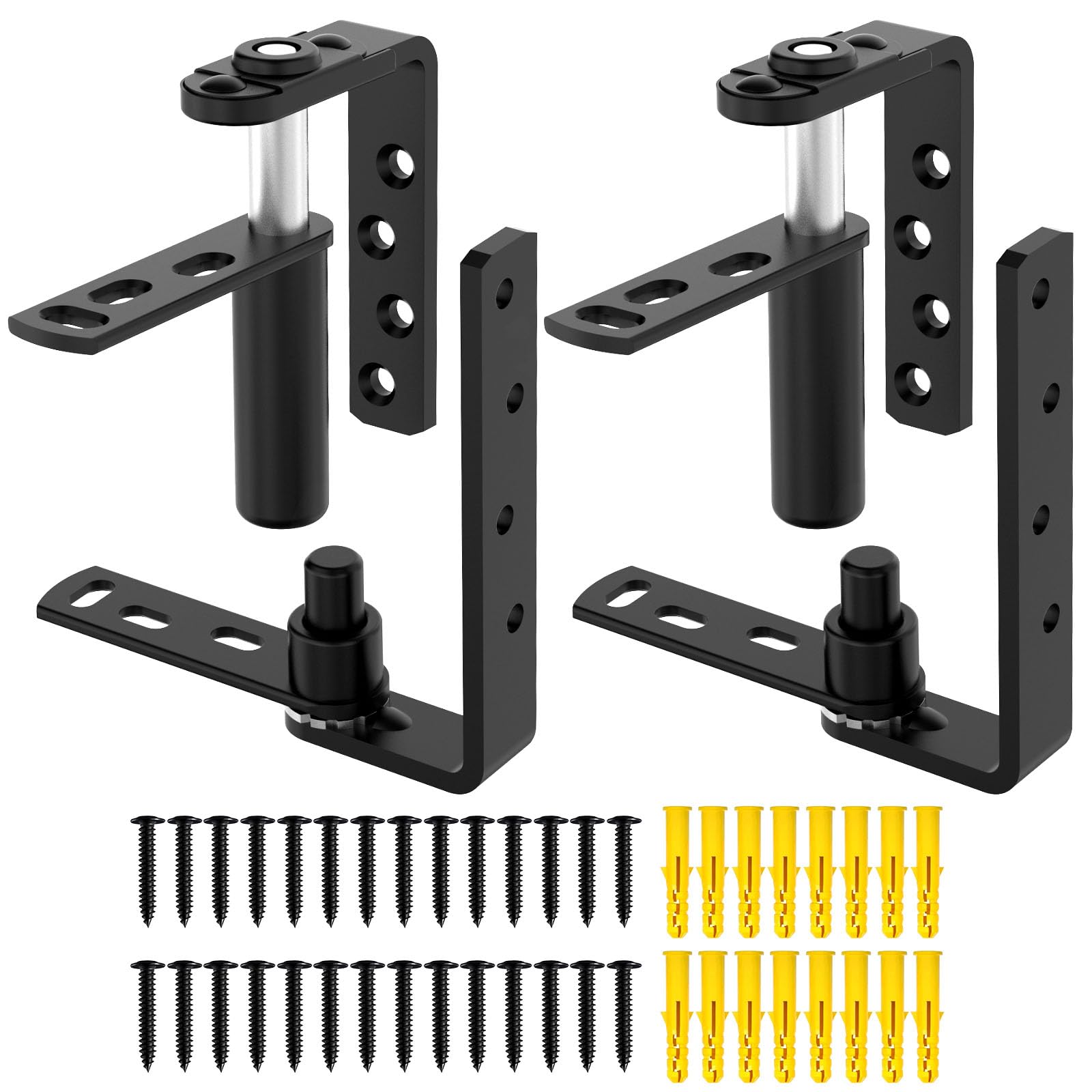 MeBantoo Heavy-Duty Self Closing Saloon Door Hinges