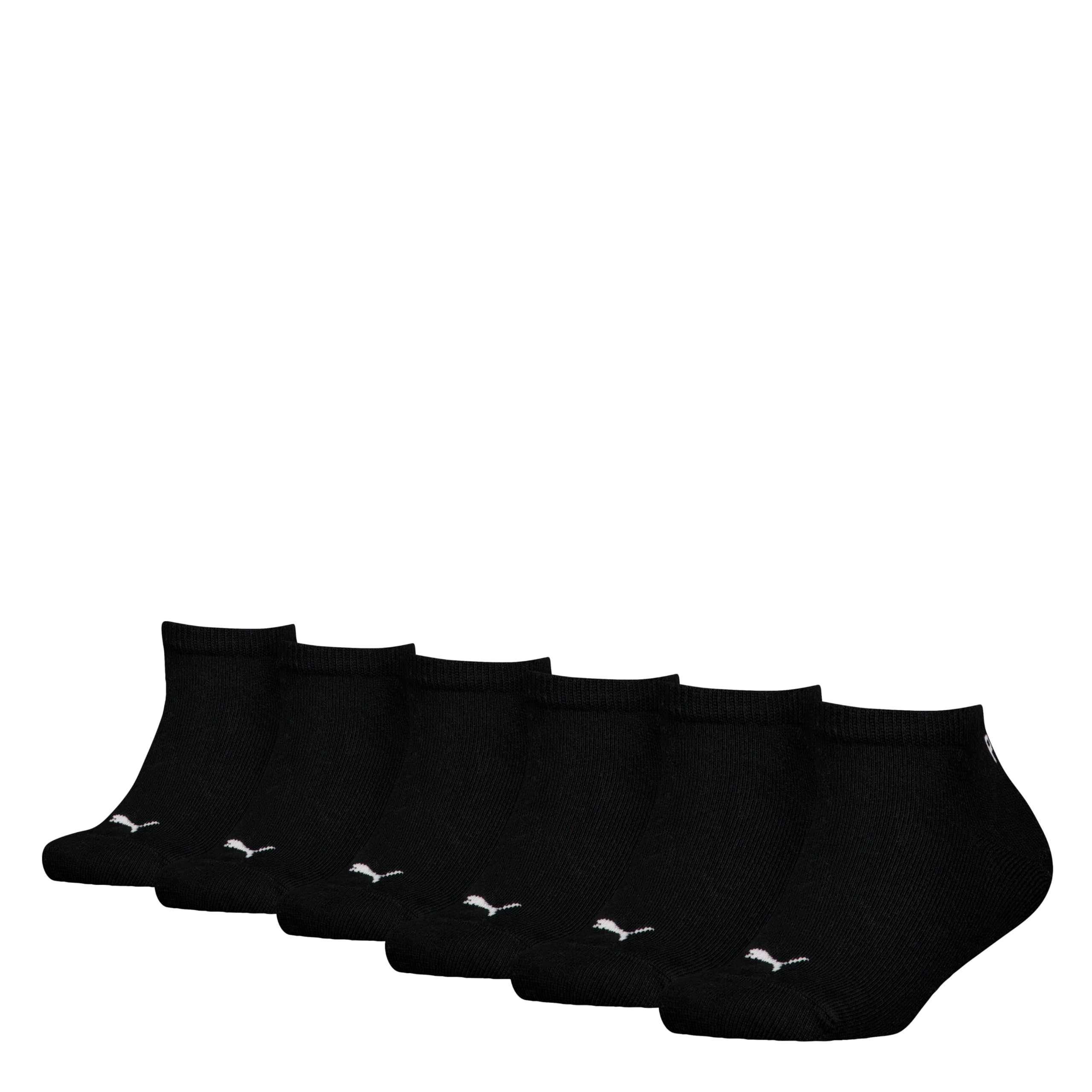PUMA Unisex Kids Plain Trainers 5P Socks, Black, 31/34 EU