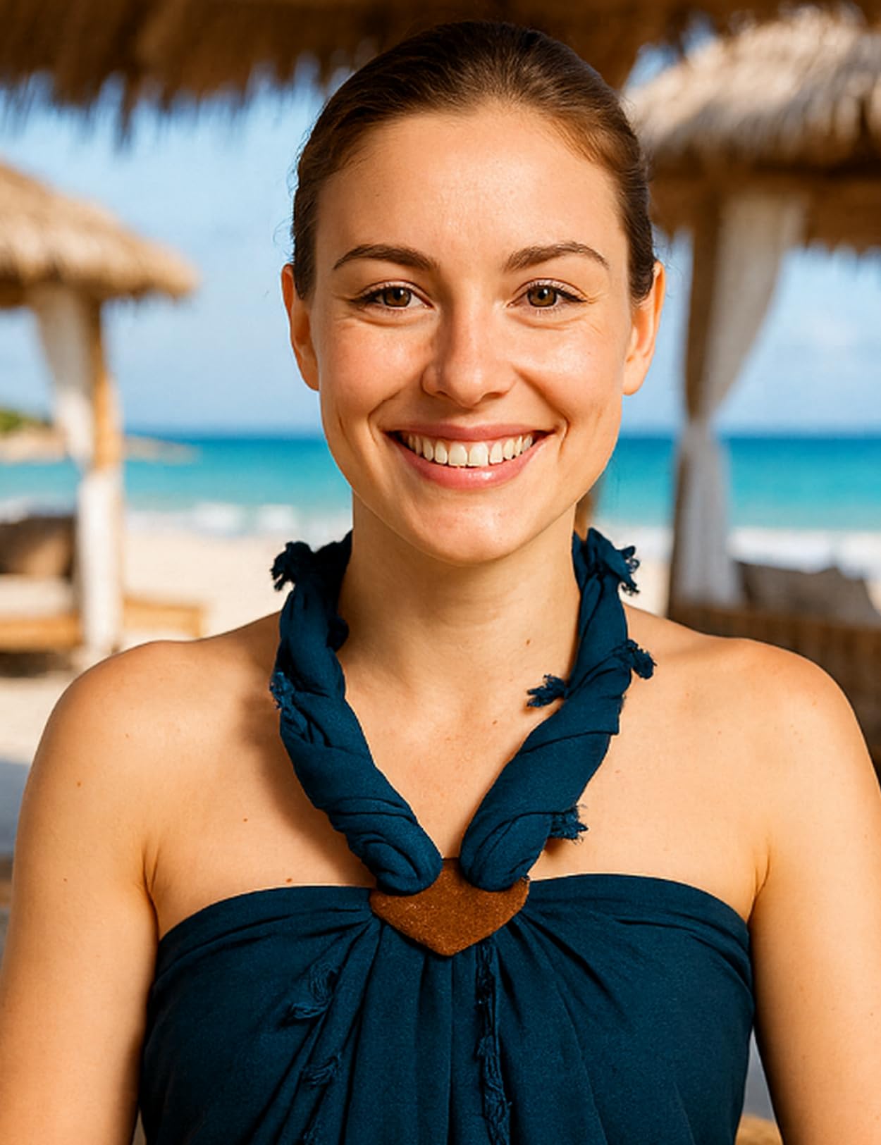PANASIAM Pareo Sarong opaco y fluido – L y XL para mujer y hombre como falda pareo, vestido de playa o toalla de playa – ligero pareo playa de viscosa suave – producción ética