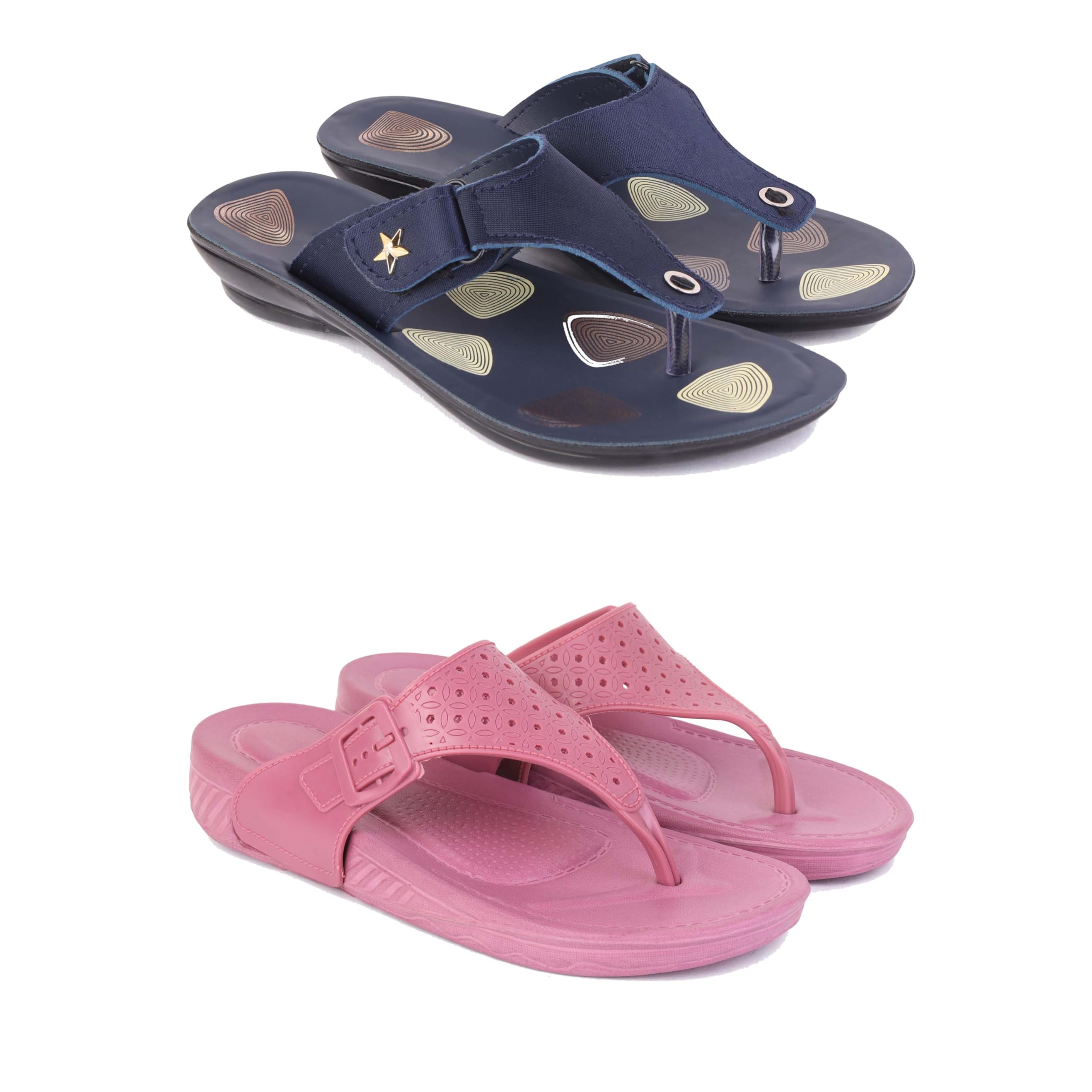 Women's Sandals | Lightweight Wear| Stylish & Easy to Wear For Women'S GP-SAN-(2-COMBO)-1973-1984-picture-47