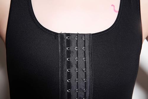 Miniatura 5 de BaronHong Front 3 Fila Gancho Elástico Transpirable Pecho Binder Tomboy Trans Lesbianas