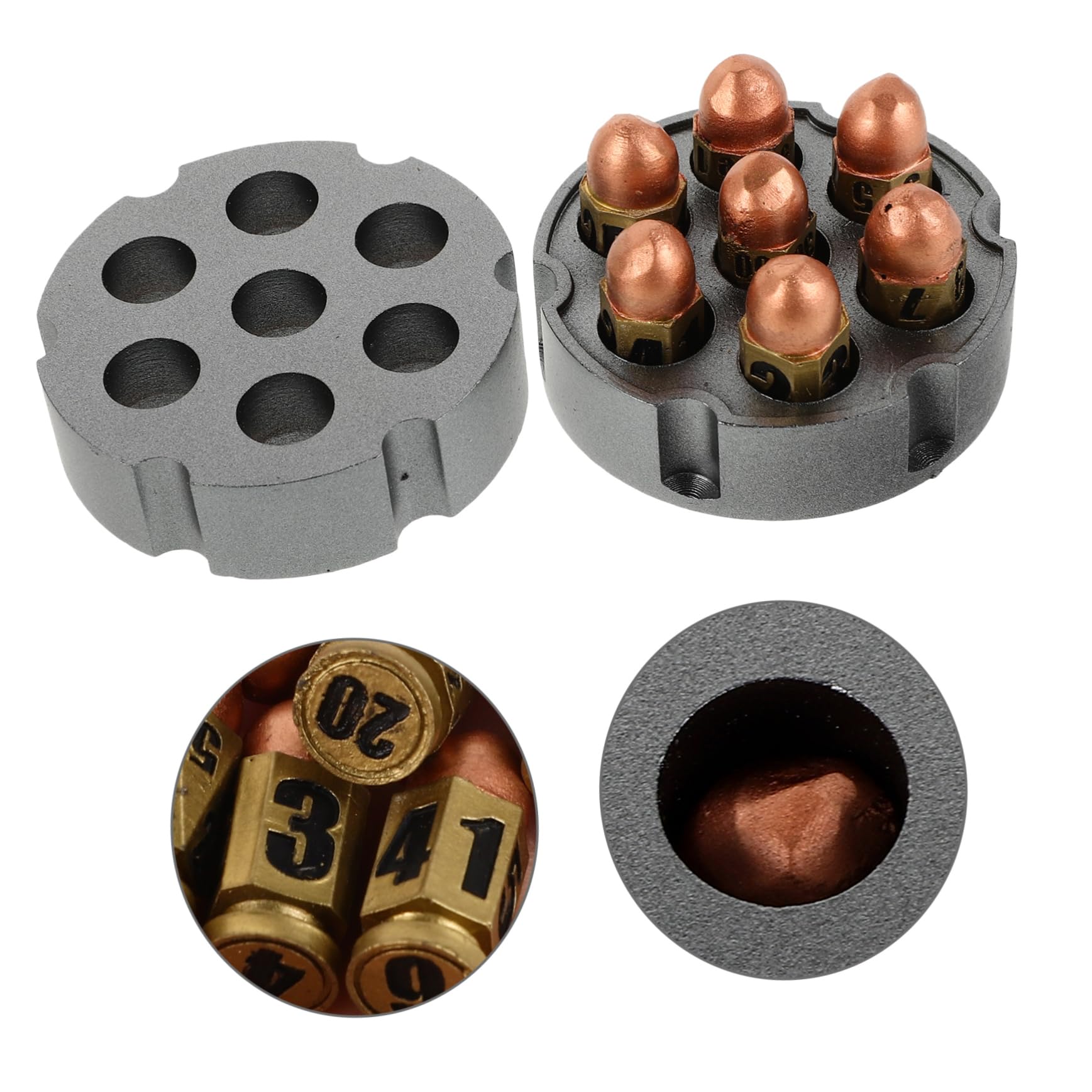 BESTonZON Würfelset Mit Würfelbasis Kleine Harz-spielwürfel Mit Weißen Zahlen Für Brettspiele Tragbares Würfel Set Für Partyunterhaltung