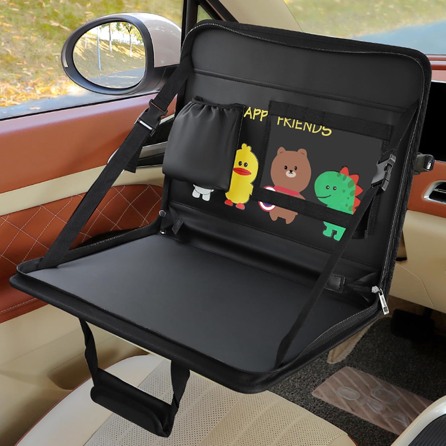 Car Seats Hanging Storage Bag Pouchs Multiple Compartments for Travel Essential Road Trips Driver& Passenger Convenience