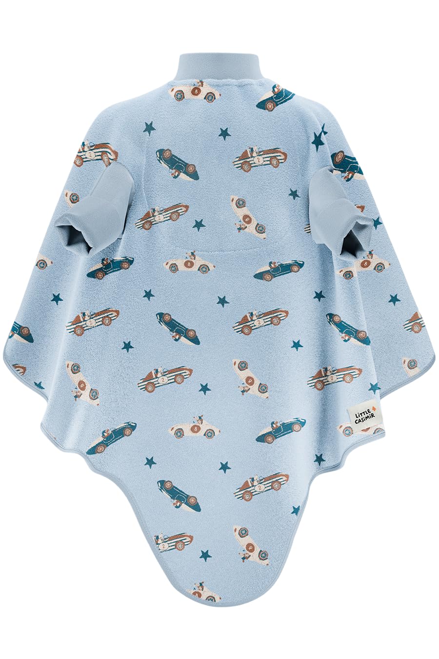 Großes Lätzchen „Boo zum Überwerfen für Baby und Kleinkind 6-48 Monate. Ärmellätzchen aus Öko Tex zertifizierter Baumwolle - Geschenk für Mütter von Jungen oder Mädchen