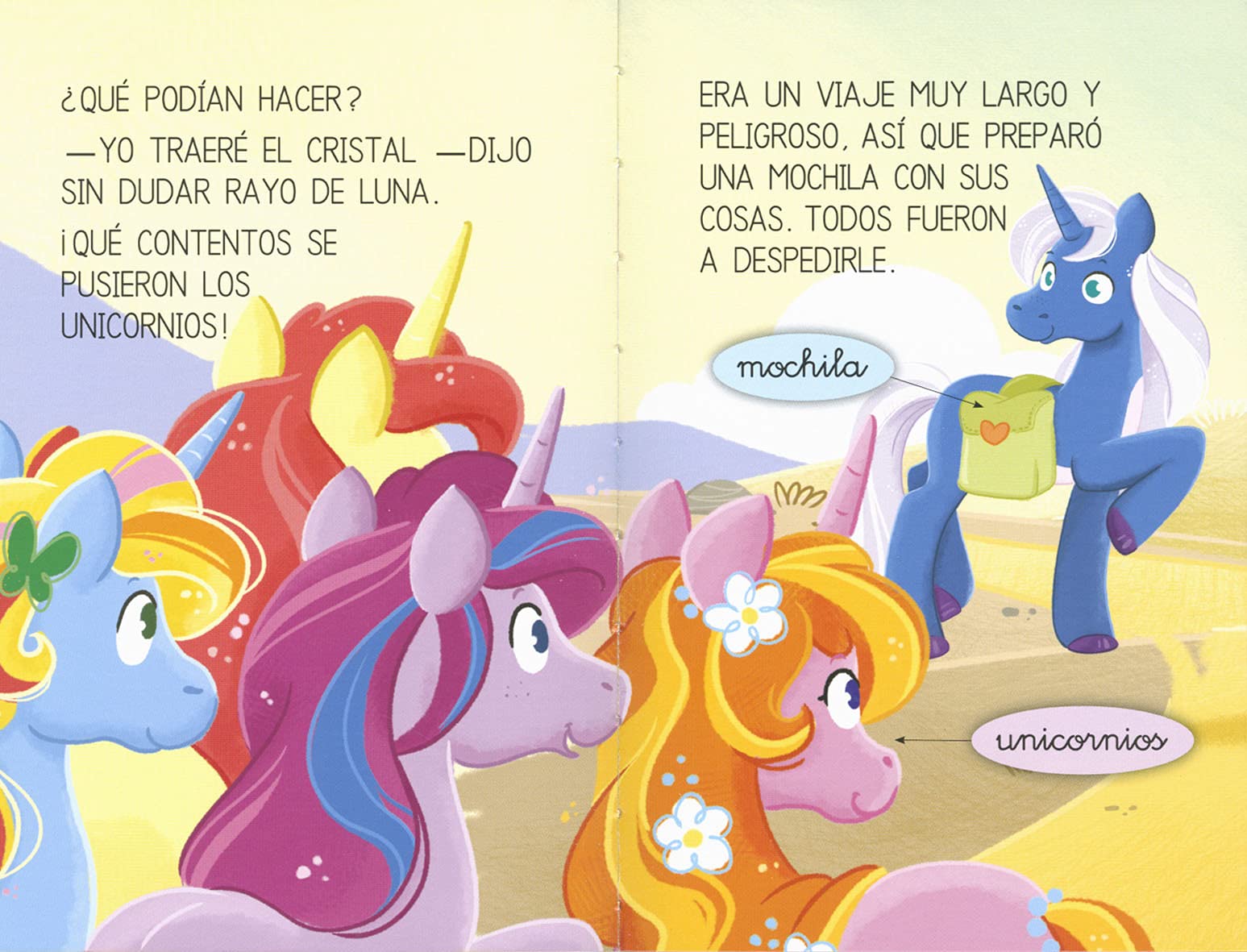 El unicornio Rayo de Luna: Leer con Susaeta - Nivel 0