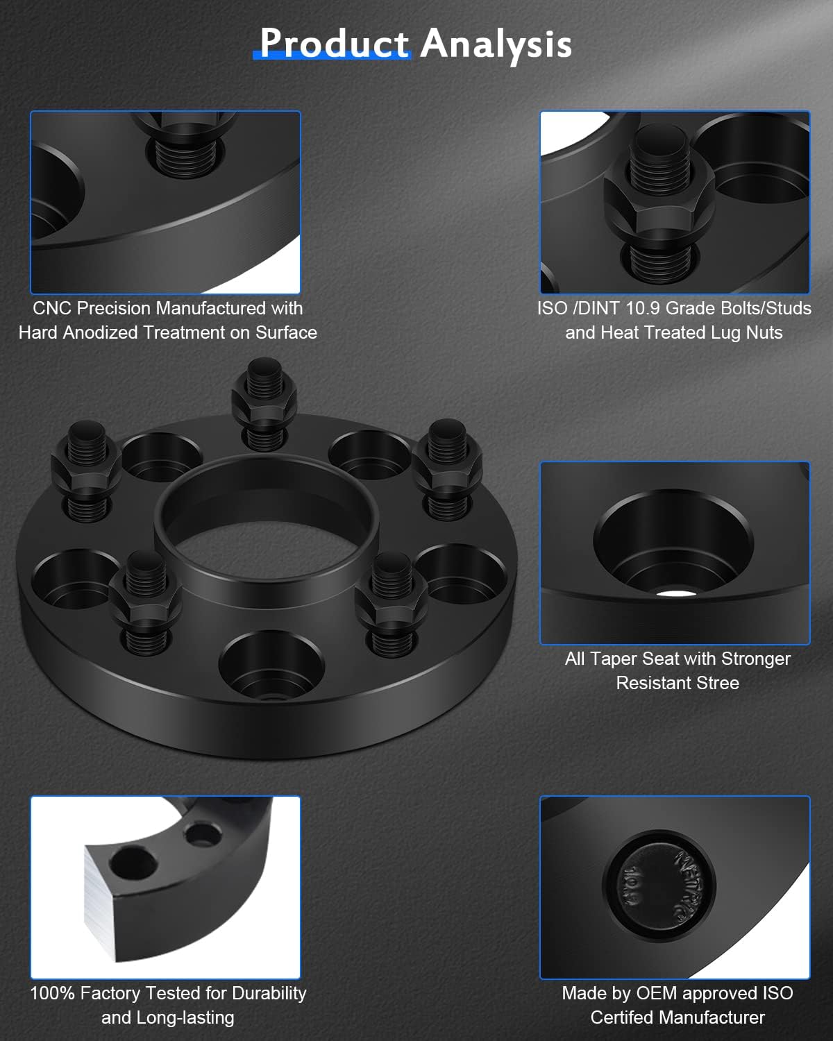 ECCPP 2PCS 5x4.75 to 5x4.75 Wheel Spacers hubcentric 20mm 5 Lug 5x120.7mm 5x120.65mm fits for Chevy Corvette 1984-2019 | for Chevy Blazer 1987-2005| for GMC Jimmy 1991-2005