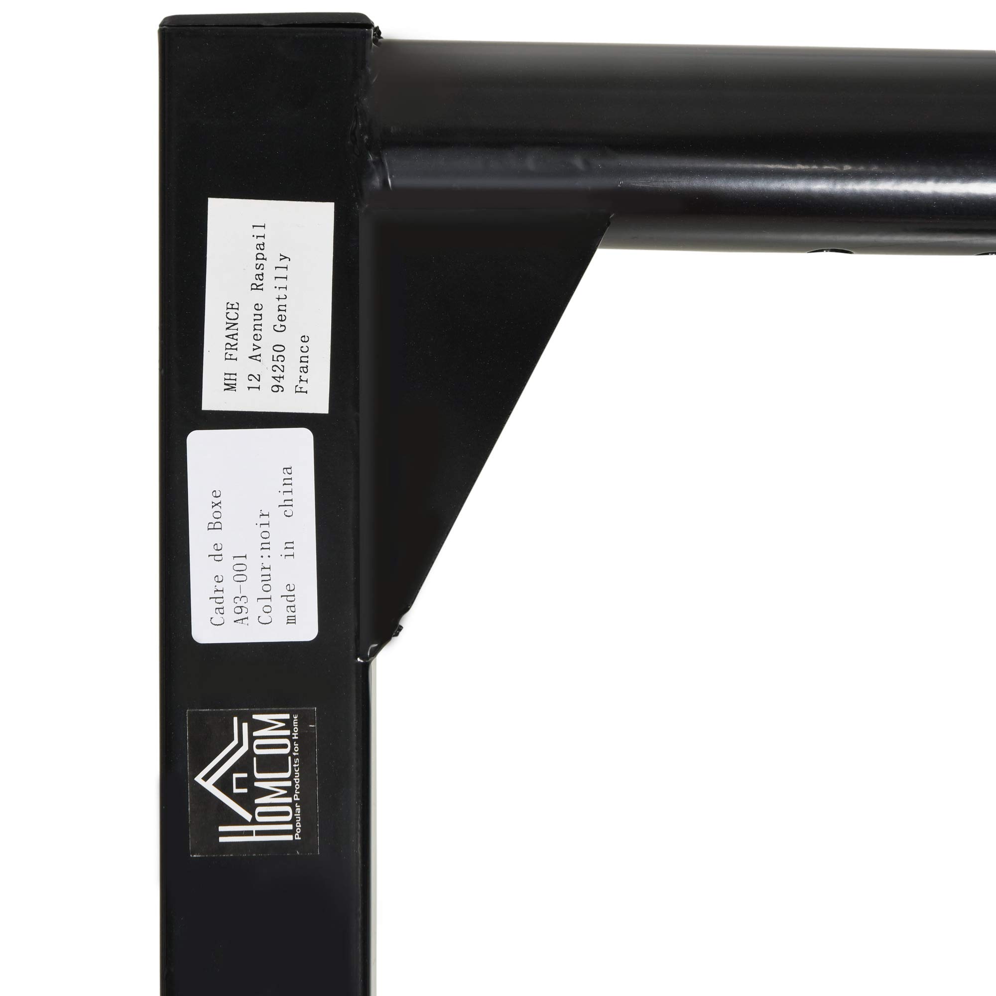 HOMCOM Supporto per Sacco da Boxe (40x64x60-88cm) Fissaggio a Parete Max 100 kg