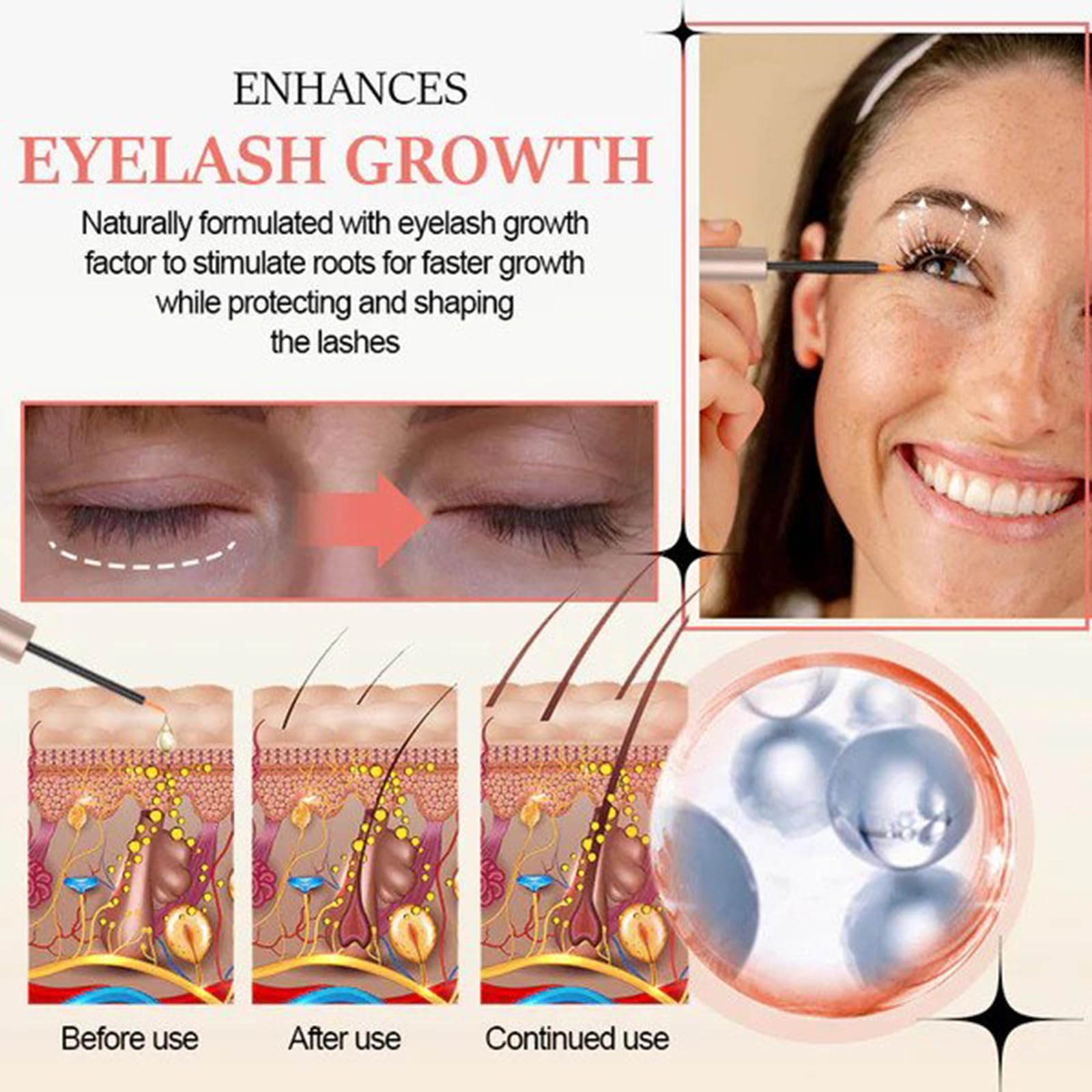 Forchics Eyelash Growth Serum (1 PCS)