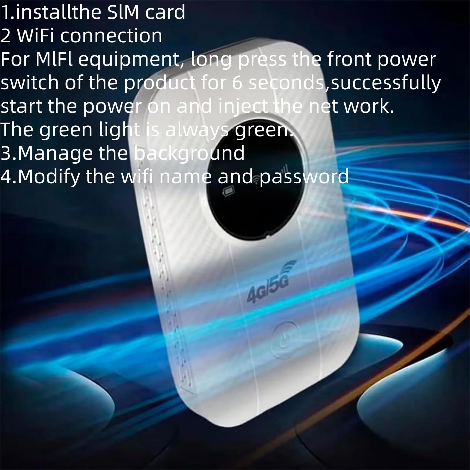 Router WiFi portátil para viajes, enrutador de bolsillo, internet por satélite ilimitado, router inalámbrico móvil, banda ancha móvil, punto de acceso wifi portátil, punto de acceso WiFi temporal