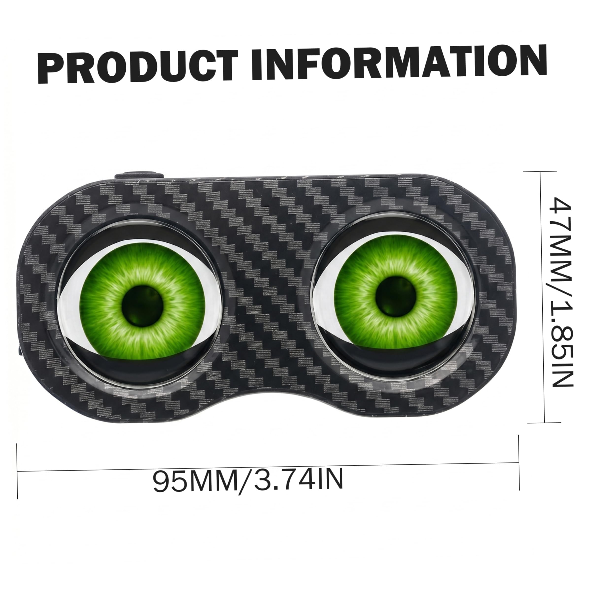 Luces traseras para Bicicleta, luz Trasera para Bicicleta Led Dynamic Demon Eyes, 85 Modos con Control de aplicación, luz Trasera para Recargable por USB, Verde.