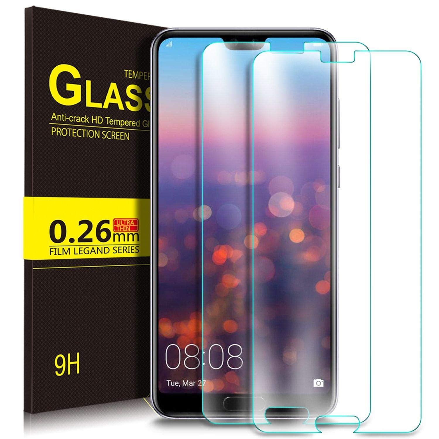 KugiPremium Tempered Glass Screen Protector for Samsung Galaxy J4 2018, Clear