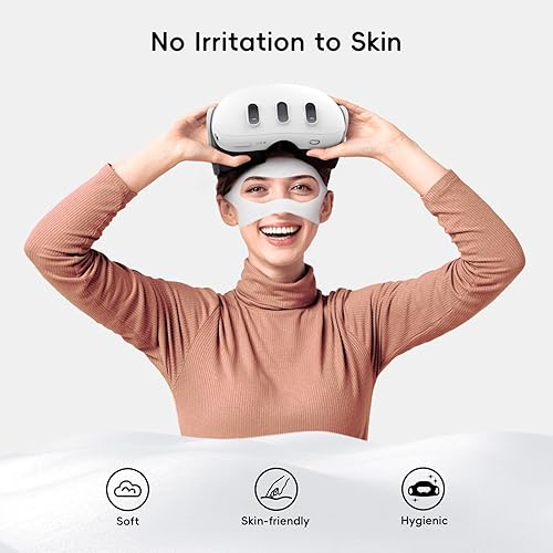 Miniatura 2 de for Oculus Quest 3S32 Sweat Guard, Disposable VR Face Cover for Meta Quest 3S32 Headset, 60pcs VR Face Mask with Strong Absorbing Sweat