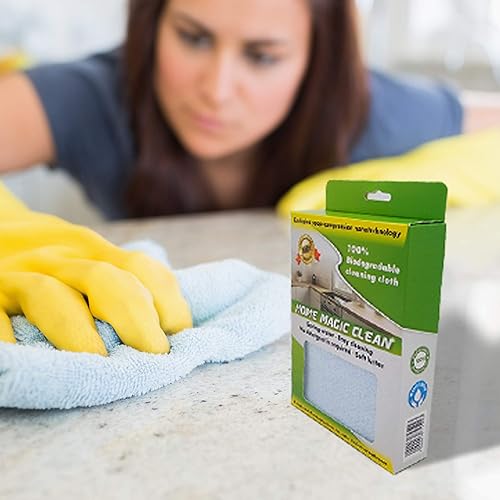 Miniatura 4 de Limpieza mágica para uso doméstico toallitas limpiadoras multiusos biodegradables con jabón de liberación lenta incrustado en la toallita, limpia