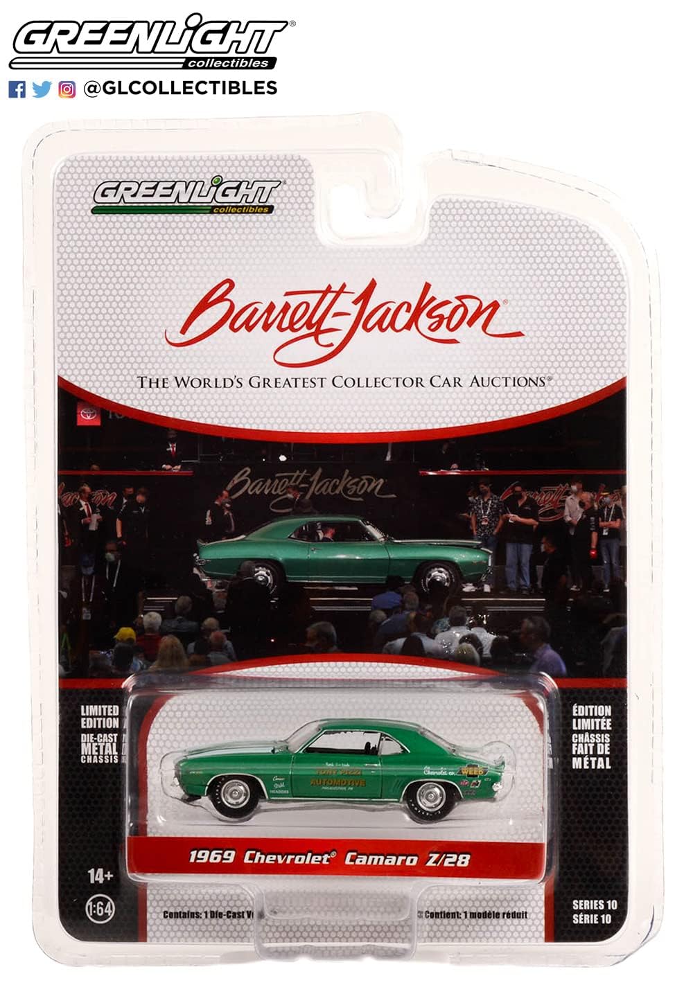 Greenlight 1:64 S10 Barrett Jackson Scottsdale Ed. 2020 Chevy Corvette 37260-F e