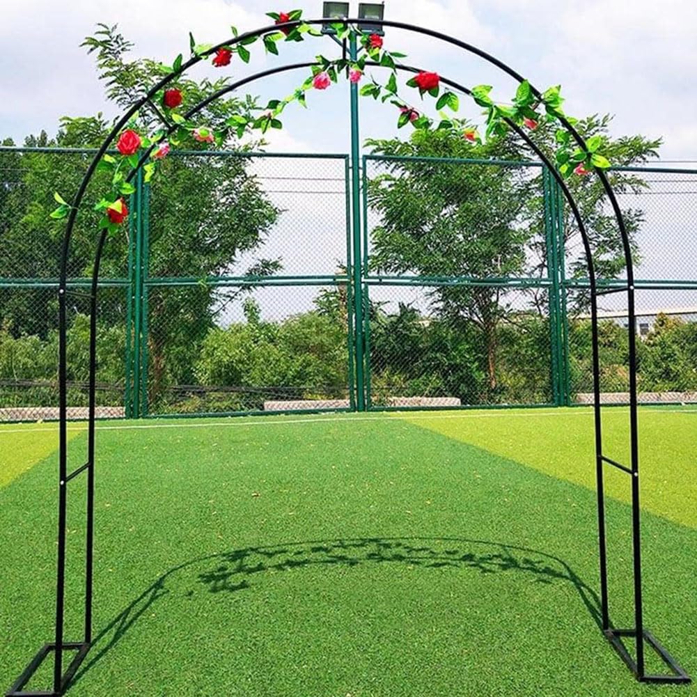 Treillis de poirier de jardin – Acier réglable, résine résistante aux intempéries, autoportant, 1,2 m à 3,5 m de large pour un soutien et une croissance optimaux des plantes.