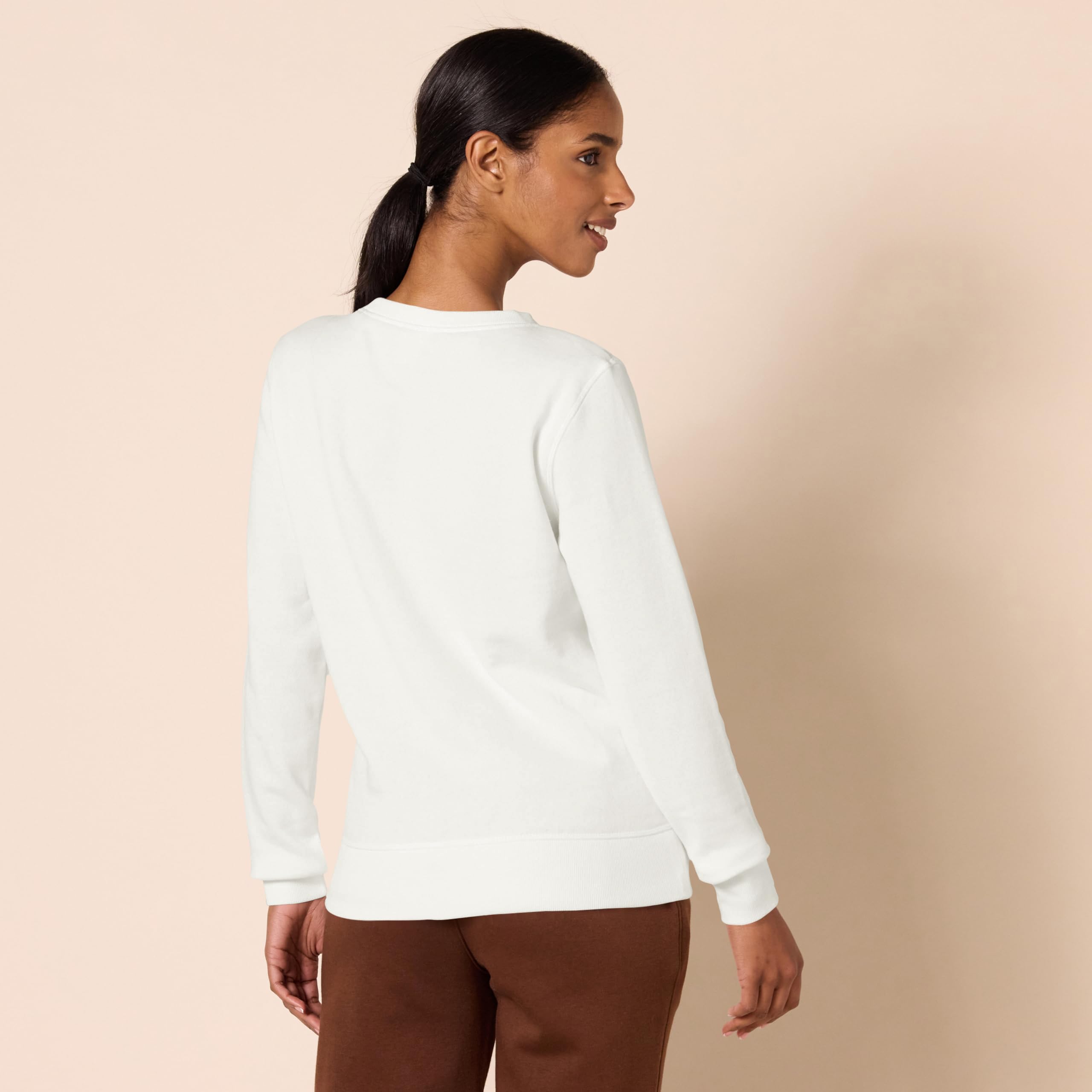 Amazon Essentials Felpa in Pile Girocollo (Disponibile in Taglie Forti) Donna