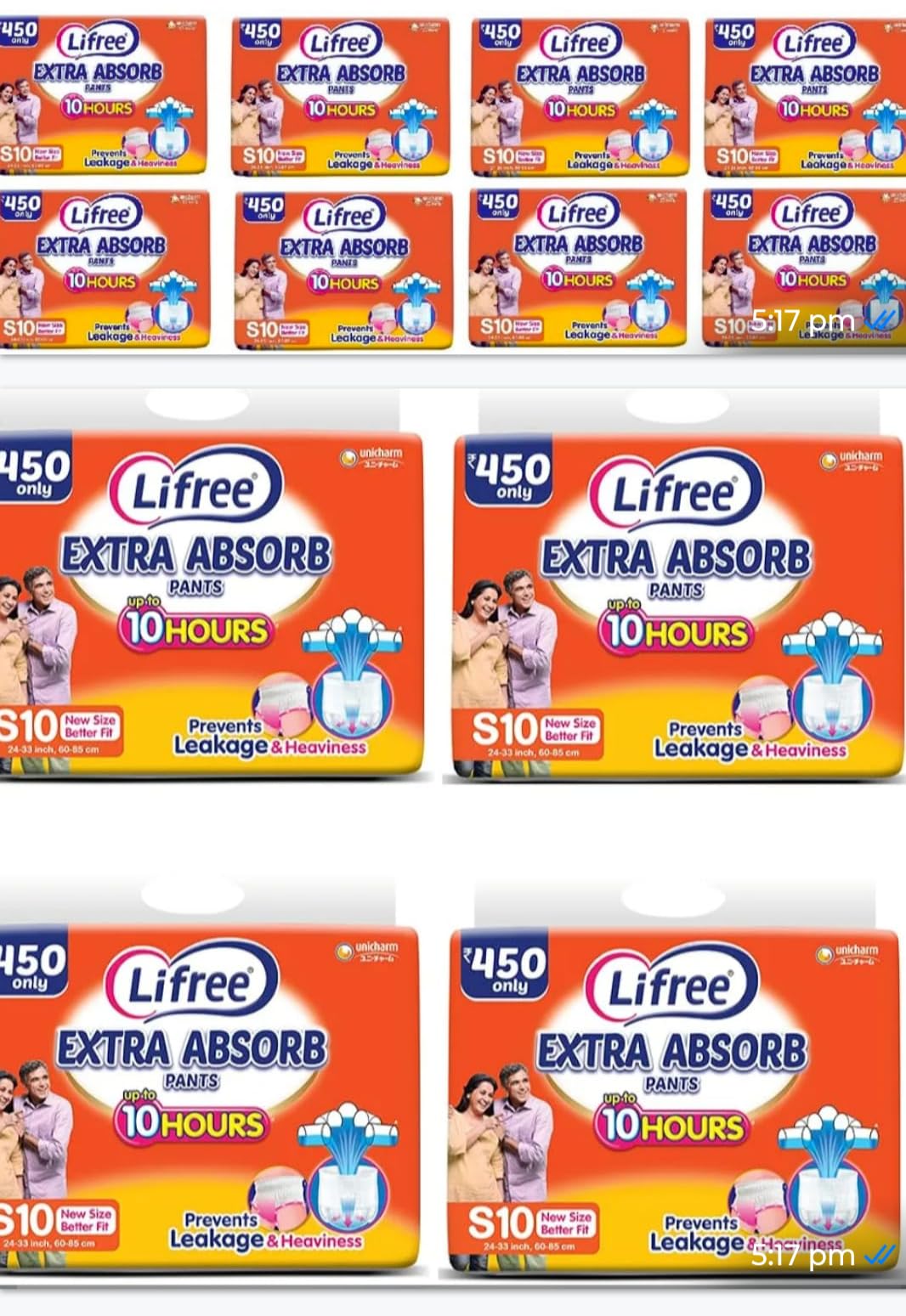 COMPATIBLE WITH Lifree SUPER EXTRA Absorb Adult Diaper Pants 10 hours For Unisex Adult Pant Style Diapers SMALL (S10 PACK OF 12)-image-34